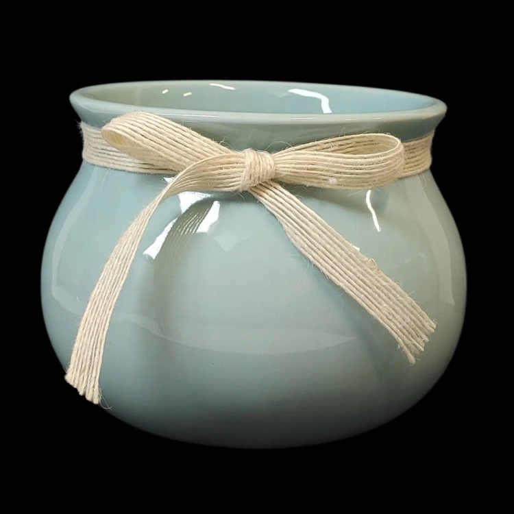 Niebieski bukiet mydlany w błękitnej osłonce