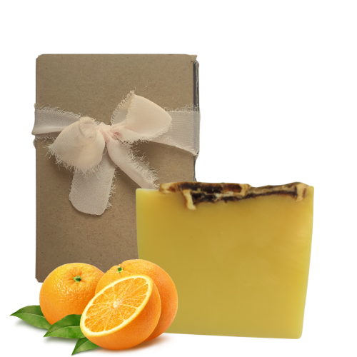 Naturalne mydło w kostce ręcznie robione - Kawałek słońca bez sls