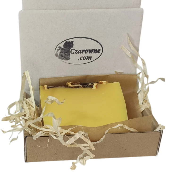 Naturalne mydło w kostce ręcznie robione - Kawałek słońca bez sls