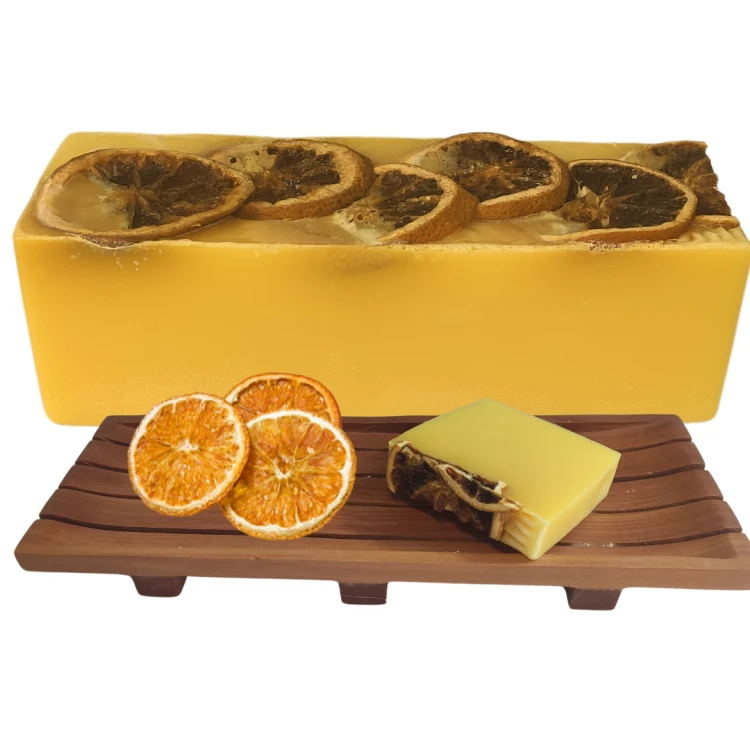 Naturalne mydło w kostce ręcznie robione - Kawałek słońca bez sls