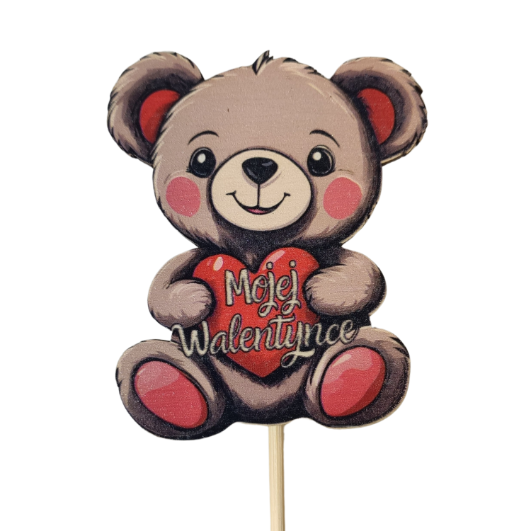 Topper Miś na Walentynki.png