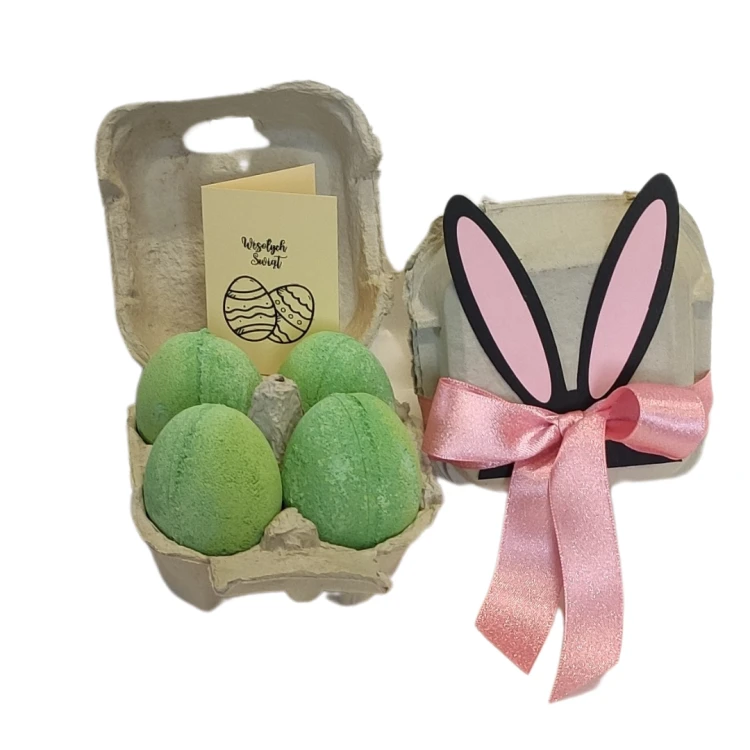 Jajko Kąpielowe Tropikalne Mango- 4szt.,  Kule do kąpieli na prezent