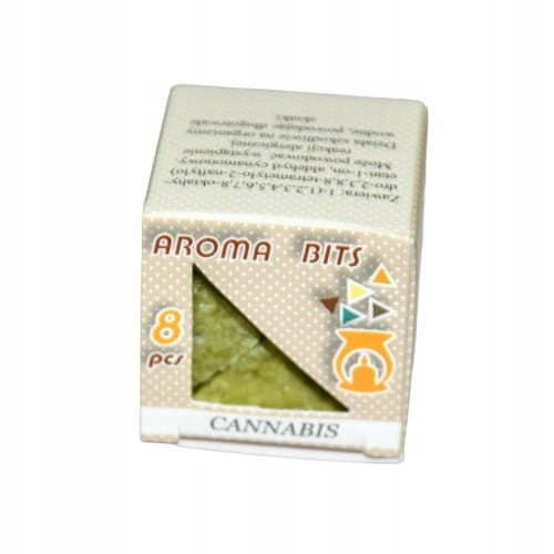 Wosk zapachowy Cannabis do kominka ze stearyny Adpal 8 szt.