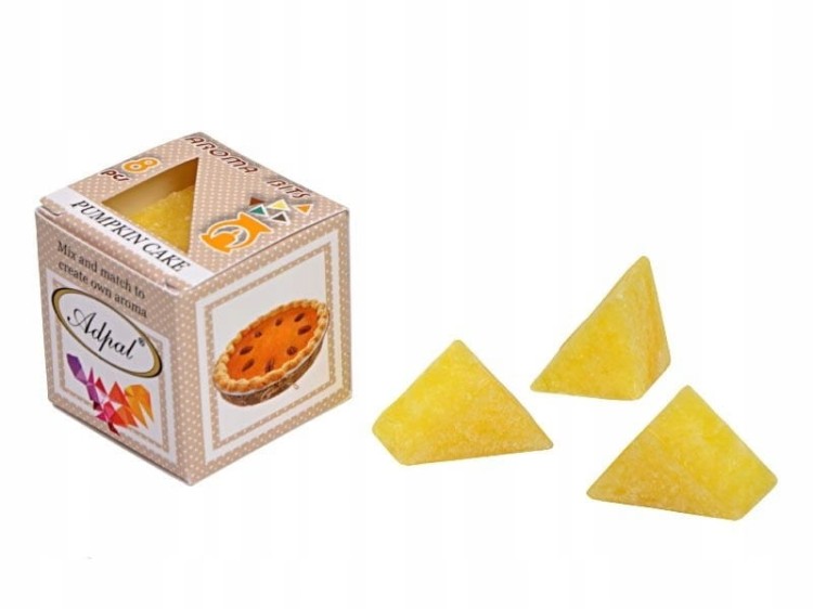 Wosk zapachowy dokominka Pumpkin Cake czas palenia do 10h, Dyniowe ciasto